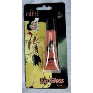 Disney Villains 101 Dalmatians “Cruella De Vil” Pink Lip Gloss, New In Package